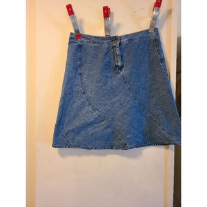 Women's Axcess Denim Skirt Size 14 Blue